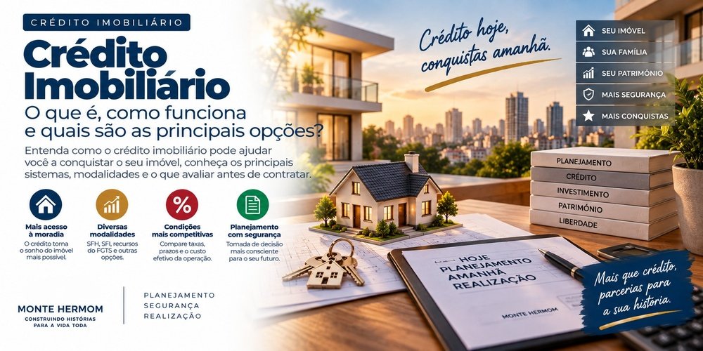 Crédito Imobiliário: o que é, como funciona e principais opções