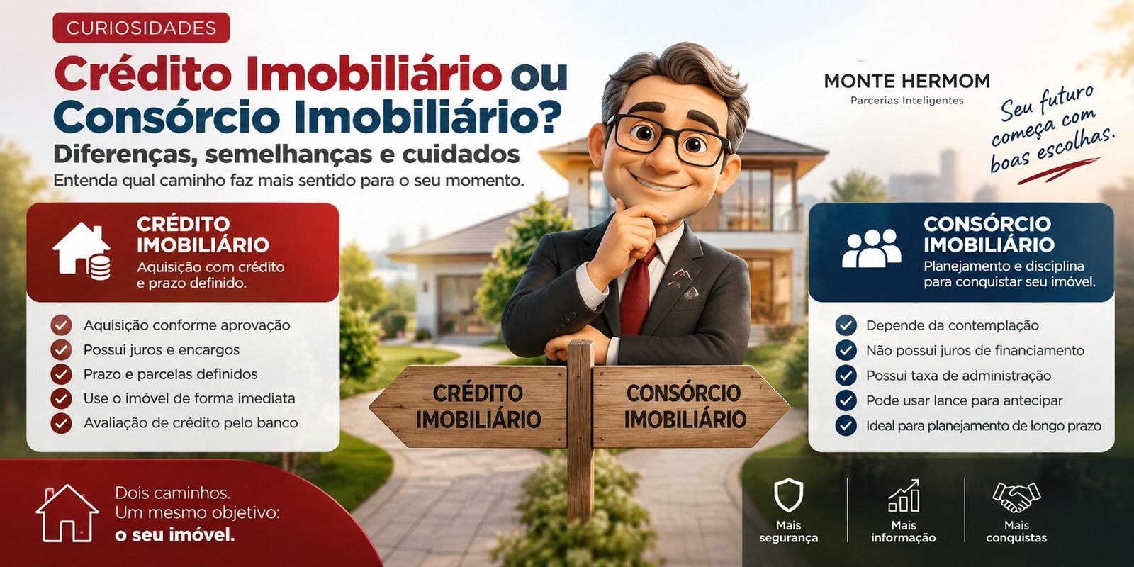 Crédito Imobiliário ou Consórcio Imobiliário: diferenças, semelhanças e cuidados