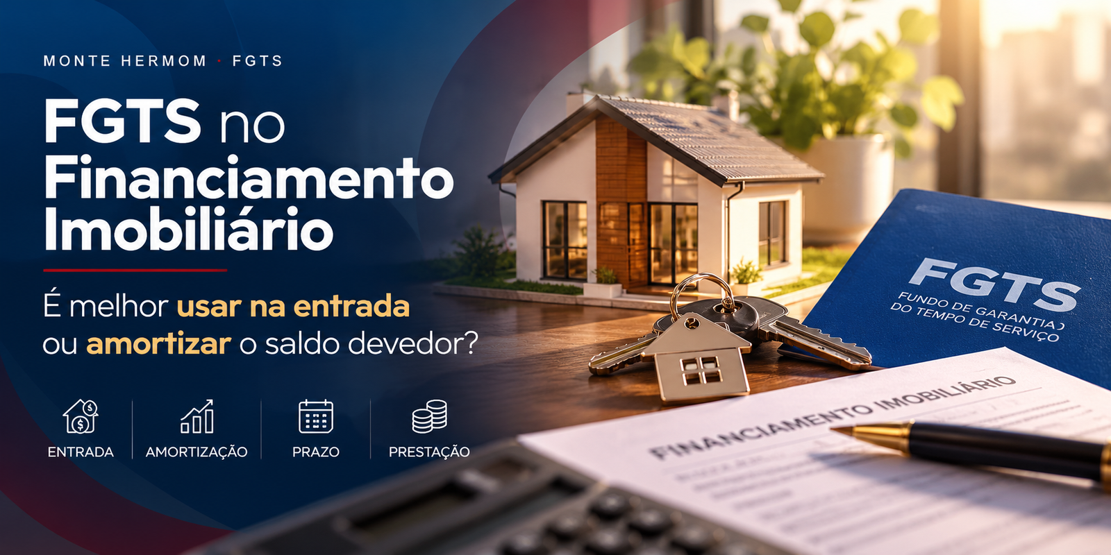 FGTS no financiamento imobiliário: comparação entre entrada e amortização do saldo devedor
