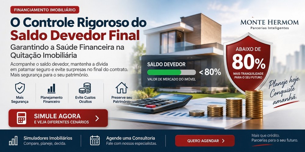 Saldo devedor final do financiamento imobiliário e controle do risco na quitação