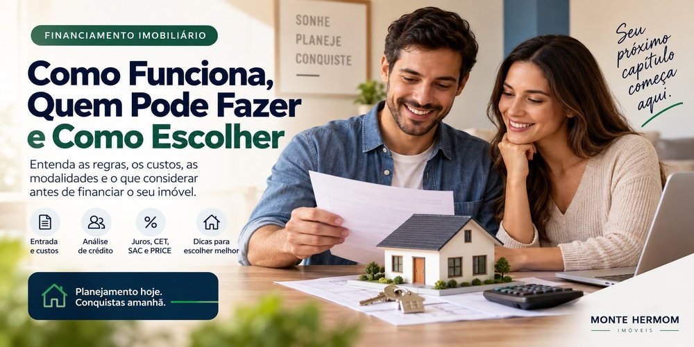Financiamento imobiliário: quem pode fazer e como escolher