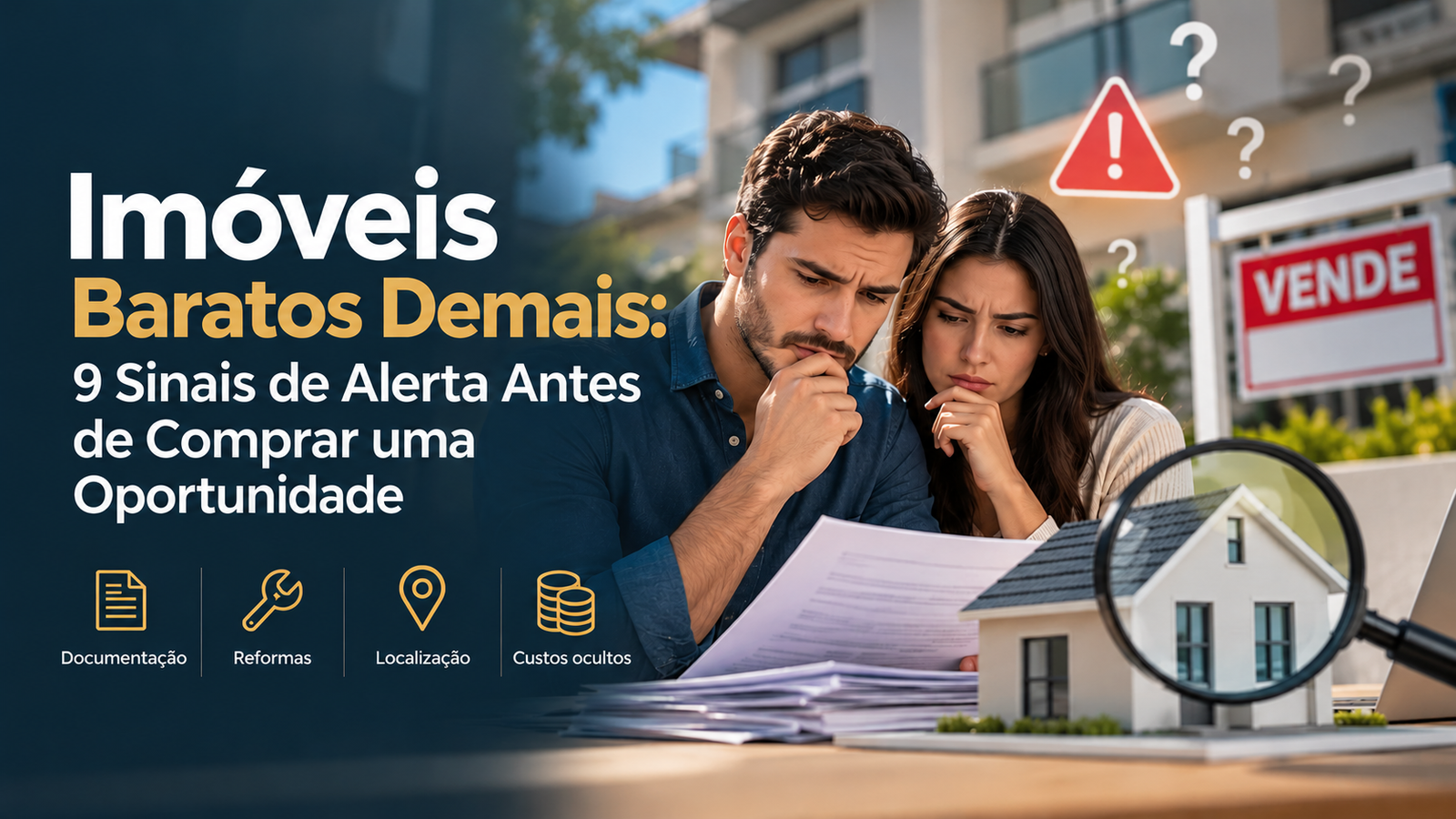 Imóveis Baratos Demais: 9 Sinais de Alerta Antes de Comprar uma Oportunidade