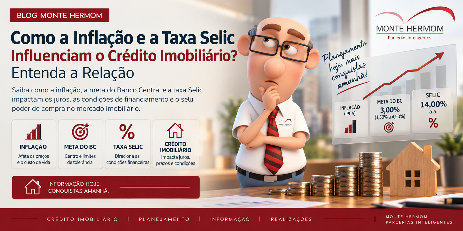 Como a inflação e a taxa Selic influenciam o crédito imobiliário