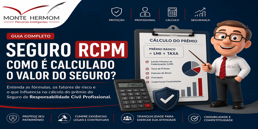 Como é calculado o valor do seguro RCPM