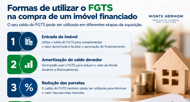 Exemplo de utilização do FGTS para complementar a entrada de um imóvel