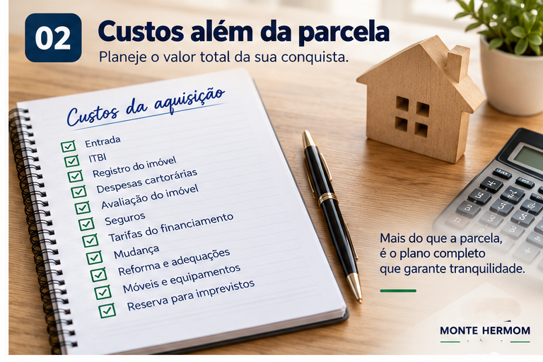 Custos envolvidos na compra de um imóvel financiado