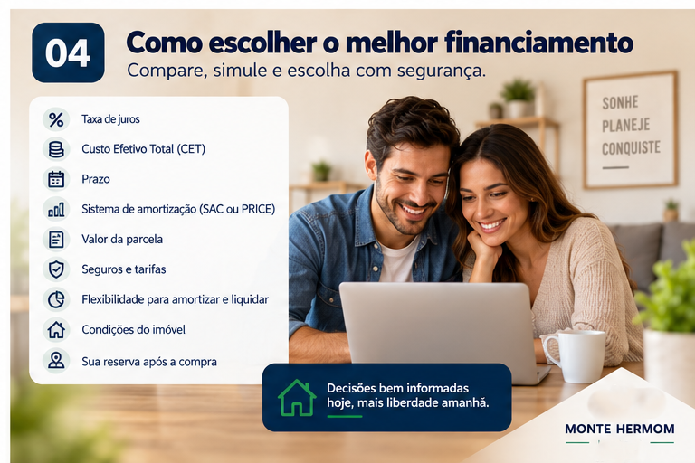 Checklist para escolher um financiamento imobiliário