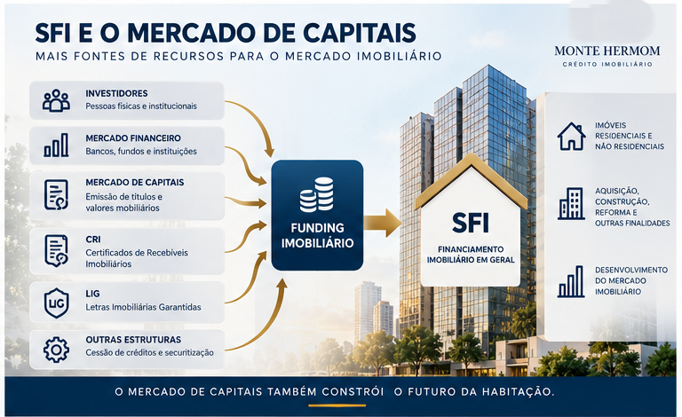 Relação entre mercado de capitais, funding, SFI e financiamento imobiliário