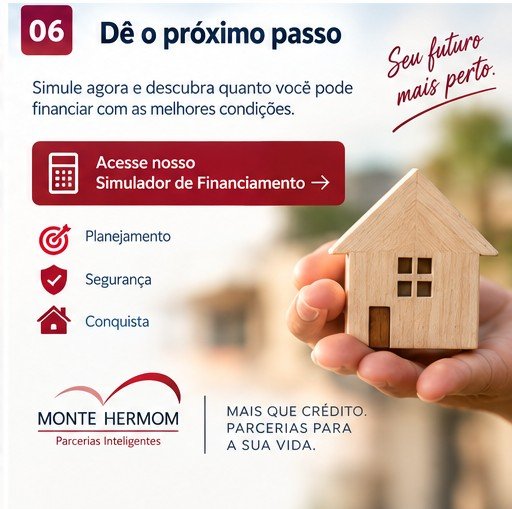 Simulação de financiamento imobiliário para o Minha Casa Minha Vida