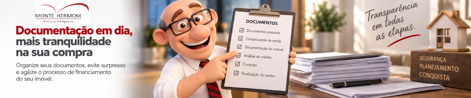 Documentação necessária para financiamento de imóvel
