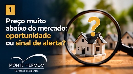 Comparação de preço de um imóvel com imóveis semelhantes na mesma região