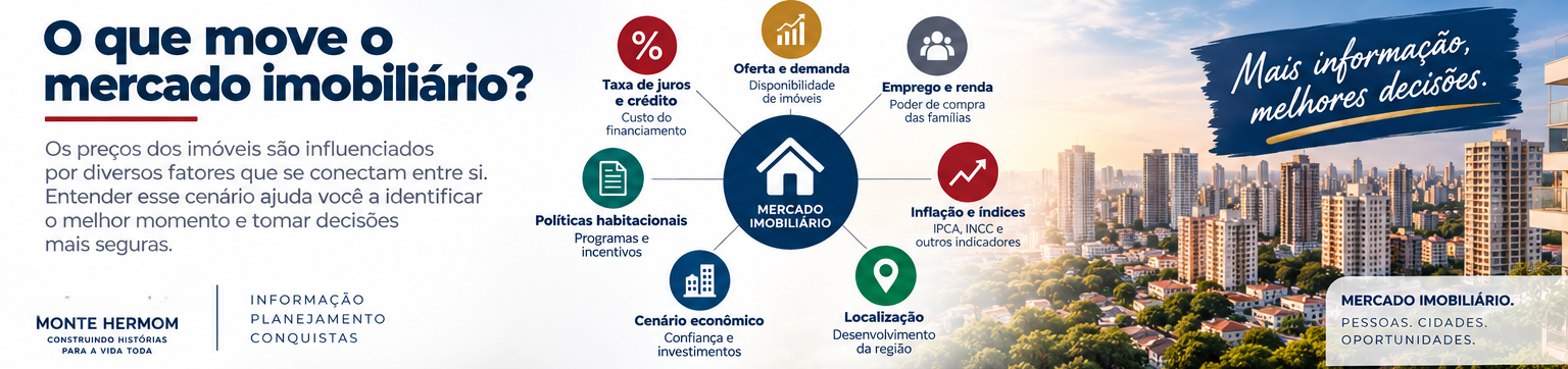 Taxas de juros e crédito influenciam o mercado imobiliário