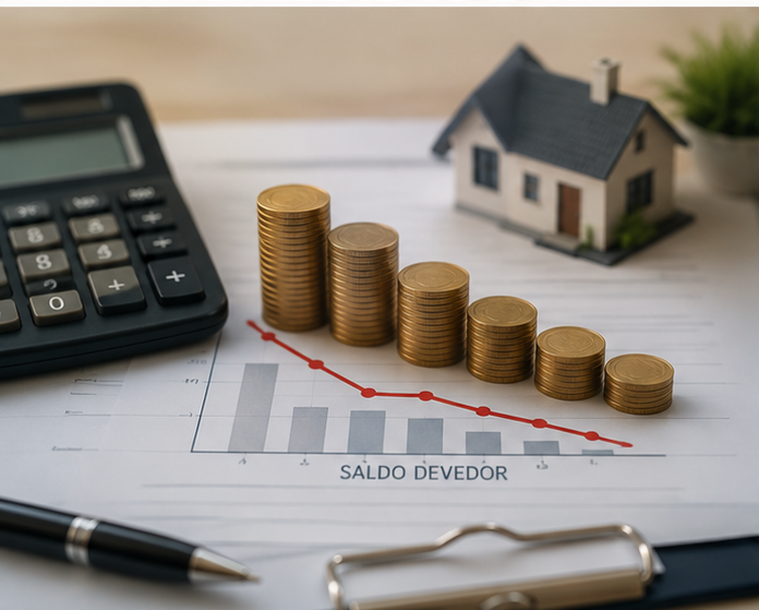 Evolução do saldo devedor e do seguro MIP no financiamento